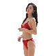 detail image2 Basic Glossy Bikinika(Burgundy)