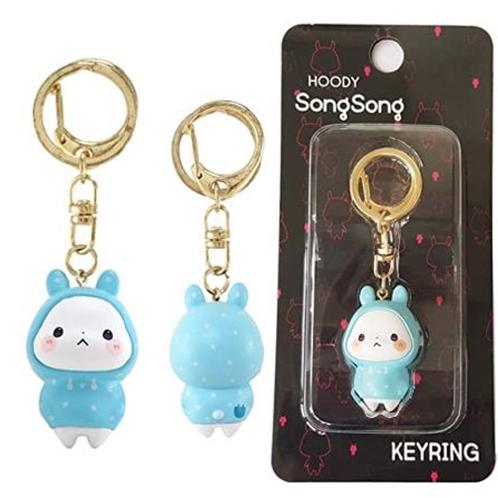DESIGN PANTRY SONGSONGe Key Ring Keychain Key Accessory Korean Cute Character Figure Blue