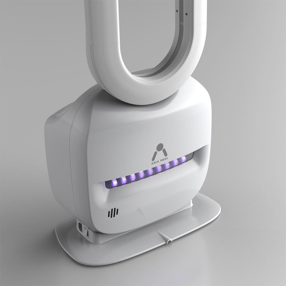 Ariamedi Clean Gate_Automatic disinfectant spray [Pearl white]