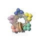 detail image1 Natural Teether Toy Brand in Korea, HINOKI WOODEN STAR TEETHER with Rattle