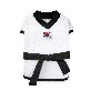detail image1 [YOUTHDOG] TAEKWONDO Black Sports Jacket With Waist Strap For Pets
