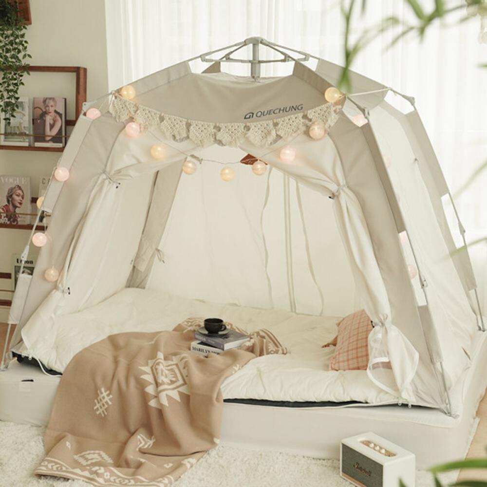 Quechung one-touch camping tent for heating (single)