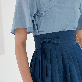 detail image5 Korean traditional skirt (blue green)