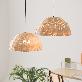detail image2 HALF RATTAN No.1 Pendant Light