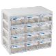 full image JUNGGWANG Multi Use Tool Organizer Box Parts Case Home Office School Document Stationary Organizer