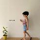 detail image1 Leaf pattern sleeveless shirt, Children's clothes, cotton