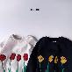 detail image2 Tulip pattern, embroidered long dress, Children's clothes, cotton