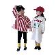 full image Tulip pattern, embroidered long dress, Children's clothes, cotton