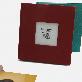 detail image4 Fabric Frame Cover Photo Album 1UP, 5x7 50 Pockets (Wine burgundy)