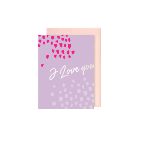 Flying hydranges Love Card