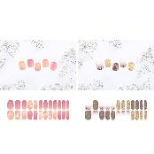 Half moon 3D gel nail sticker