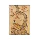 full image Korean Folk Art Frameless Art Print, minhwa drawing Korean art poster for home  decoration_'Whajodo'