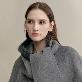 detail image1 TAHARI MINK TRIM MUFFLER COAT