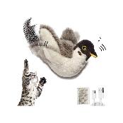 Dancing Bird Tree Sparrow, Moving Cat Kicker Toy, Catnip Toys, Interactive Cat Toys for Cat Exercise