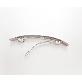 detail image3 a square automatic hairpin - Matte Gold