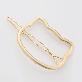 detail image1 Jinccecil Cat hairpin - Matte Gold