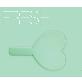 detail image2 ST-393 Heart Hand Mirror white