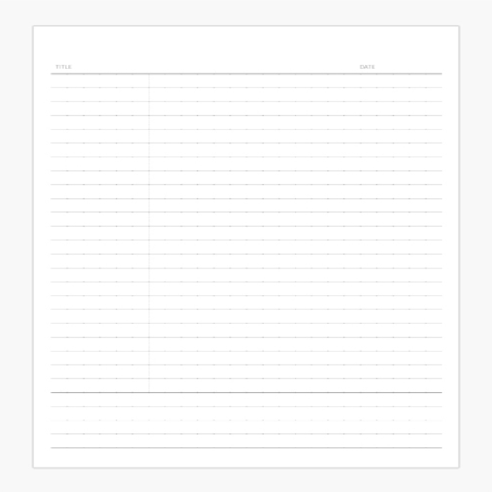 [B5] dote book note