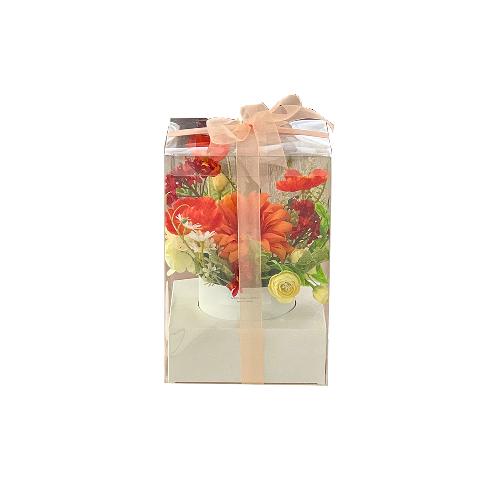 Artificial Poppy Centerpiece  (Coral Sunset) | FLOWER, centerpiece, present, celebration, graduation, wedding, surprise, art, beauty, love
