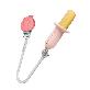 full image Toothy rusk holder pink