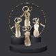detail image2 Ondodam Handmade Keychain Shoe Spatula / A plain shorhorn keyring