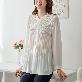 detail image3 Madam Grace Day Pleated Tie Blouse