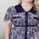 detail image4 LUNA FLOWER TWOTONE LACE ONEPIECE
