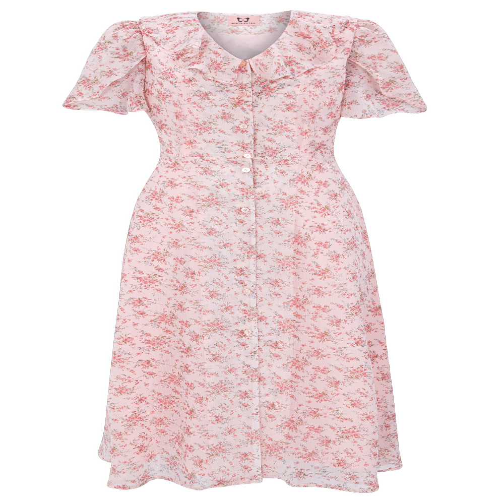Ashley Pink Long Dress