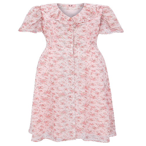 Ashley Pink Long Dress | dress, dress, women's clothing, pattern dress