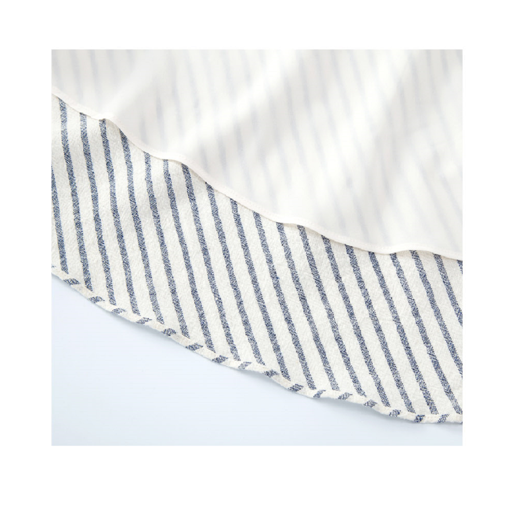 Carina Stripe Linen Long Dress