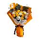full image Soap Rose Flower Bouquet (Yellow)