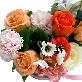 detail image2  Soap Flower Carnations Center Piece  M (Peach Pink)