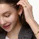 detail image2 Round Volume White Earrings ( S925 )