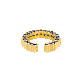detail image1 Solar Circle Sapphire Ring ( S925 )