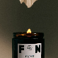 detail image2 Amber Jar Wooden Wick Soy Candle 370g (Jumbo)
