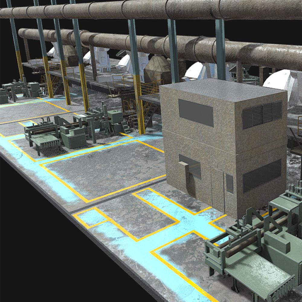 Realistic Virtual Factory