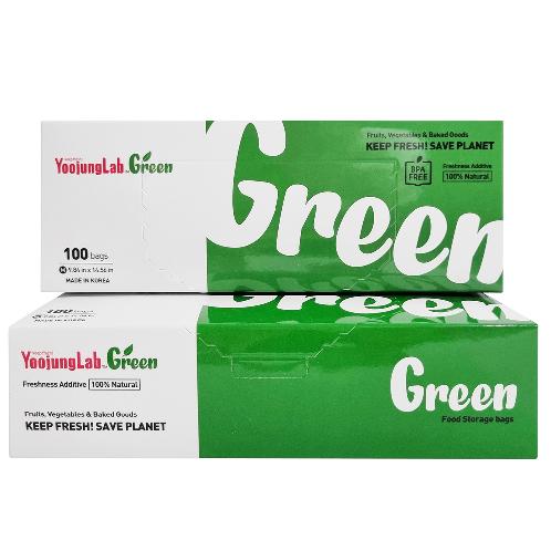 Yoojunglab Green Food storage bags M Size