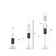 detail image4 iruzio aquarium cleaner 2in1 M set Aquarium Cleaner Fishbowl House Plum Plum Filter Pipe Set