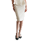 full image Summer Slick Basic Pencil Skirt - Ivory