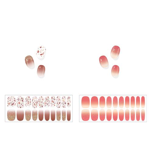 Nanaglow ( semicuring gel nail sticker)