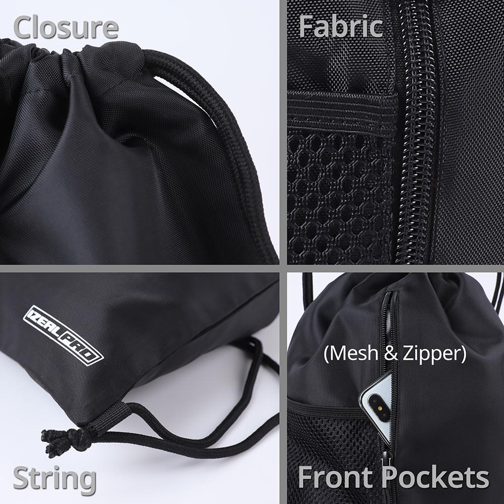 IZEALPRO Multi-pocket Drawstring Backpack(PRO04)