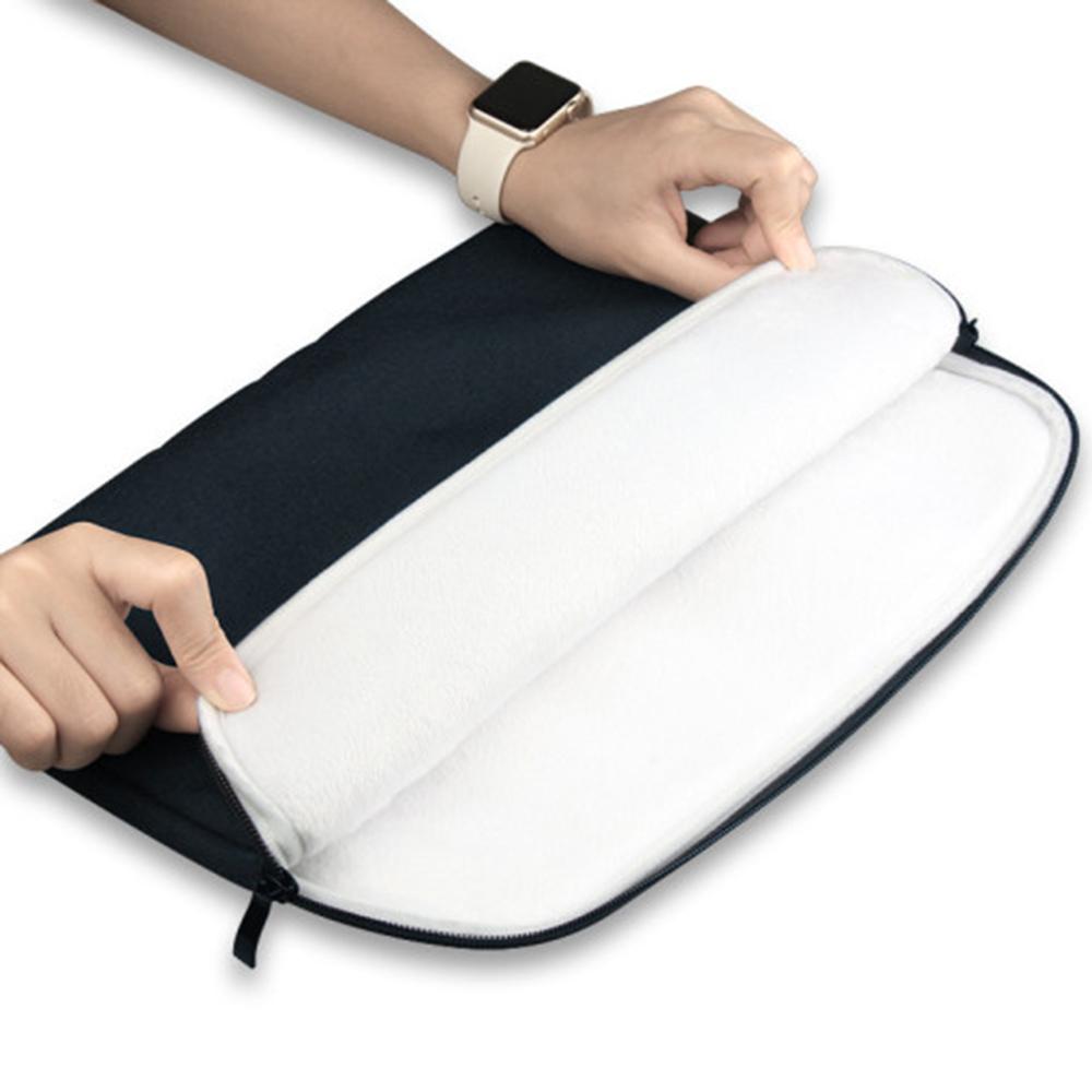 FLUX  laptop pouch slim canvas for 13 inch  and 15 inch  (gray, navy)