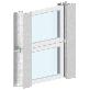 full image Load reduction noise barrier post(H-beam) panel