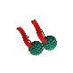 detail image3 OKI Fruit Women Fashion Jewelry Acrylic Dangle Drop Hook Lobe Earrings