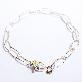 detail image3 flower decoration streamlined link bracelet