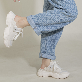 detail image2 [SHUBUG] Women's Ugly Mule Sports Height Increasing Sneakers Loafers 5.5cm