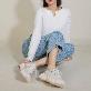 detail image3 [SHUBUG] Women's Ugly Mule Sports Height Increasing Sneakers Loafers 5.5cm