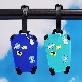 detail image1 Luggage pattern silicone tag carrier - tag - silicone - blue - 9.3*5cm - 1ea