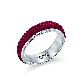 detail image2 Silver ring and kitting ring set (5 colors)