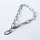 detail image1 Surgical steel simple oval link chain, one-size-fits-all layering layered bracelet